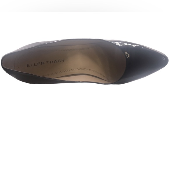 ELLEN TRACY CODY Black Patent Leather HEEL Shoes! Size 9.5! - Picture 4 of 5